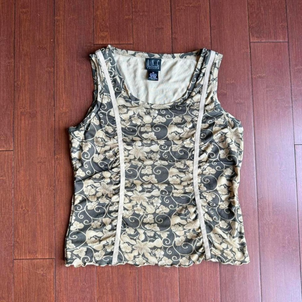 Green and Beige INC‎ Tank